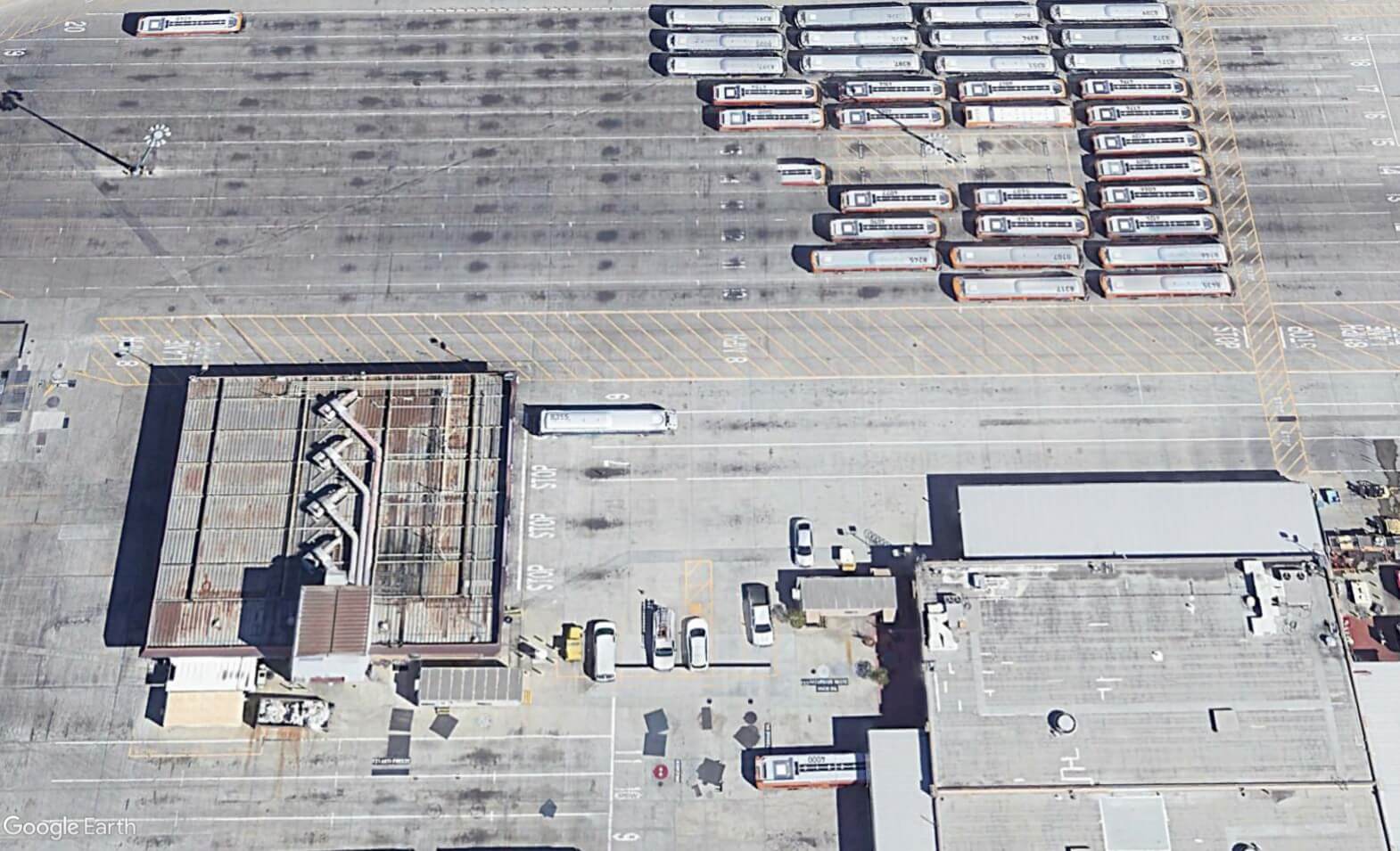 Metro Division 9 Bus Yard Maintenance Facility